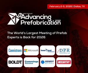 Advancing Prefabrication 2026