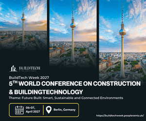 BuildTech Week 2027: 5th World Conference on Construction & Building Technology