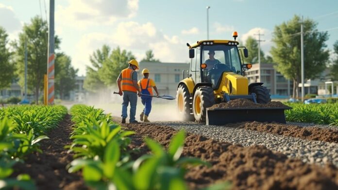Construction site weed control