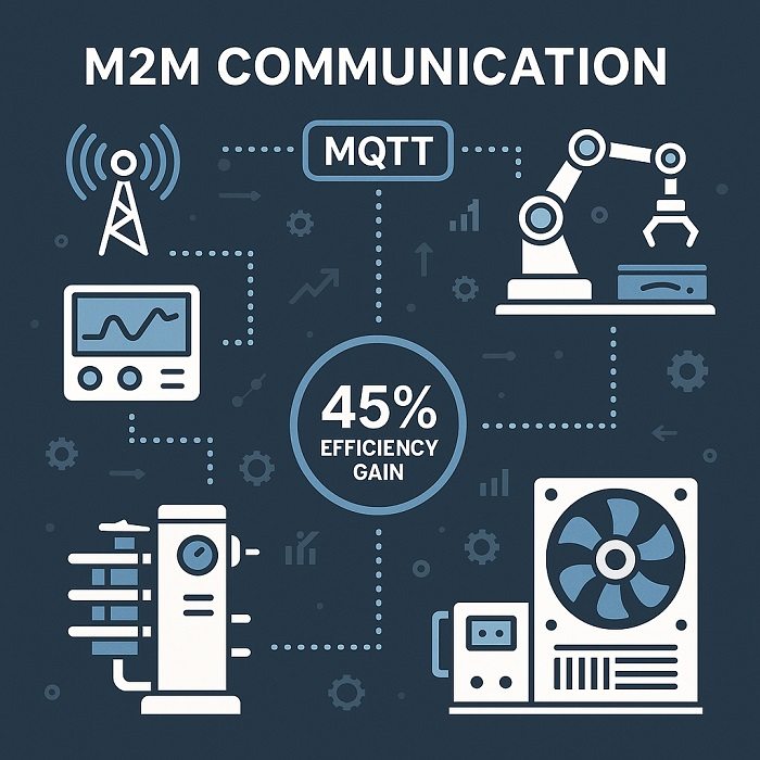 Machine-to-Machine Communication: Coordinated Construction Equipment Networks