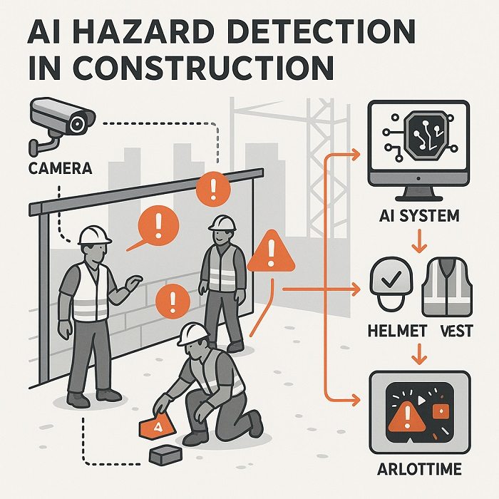 AI Powered Hazard Detection Construction Site Safety Monitoring Systems