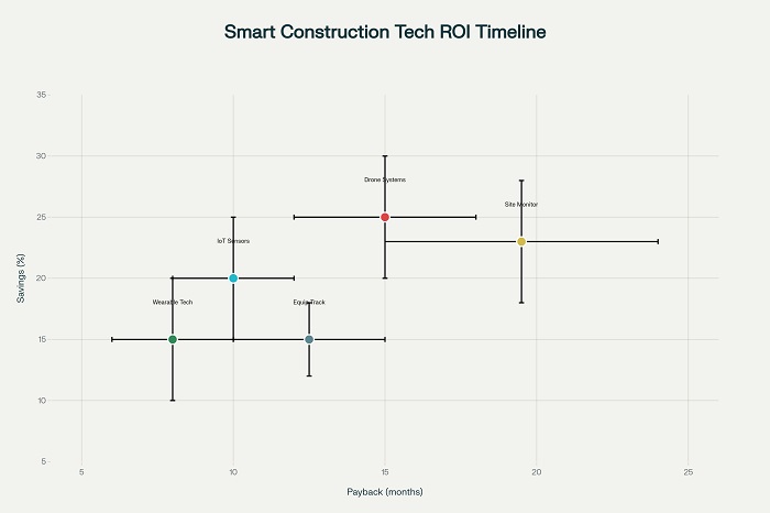 Smart Construction Technology ROI and Payback Analysis