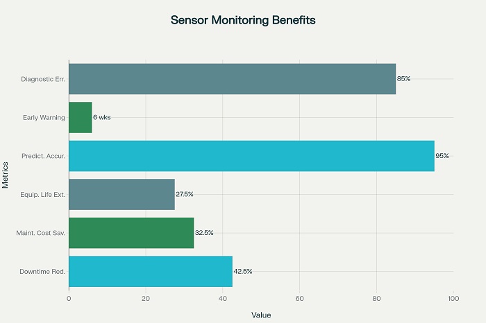 Comprehensive Benefits of Sensor-Based Equipment Monitoring Systems