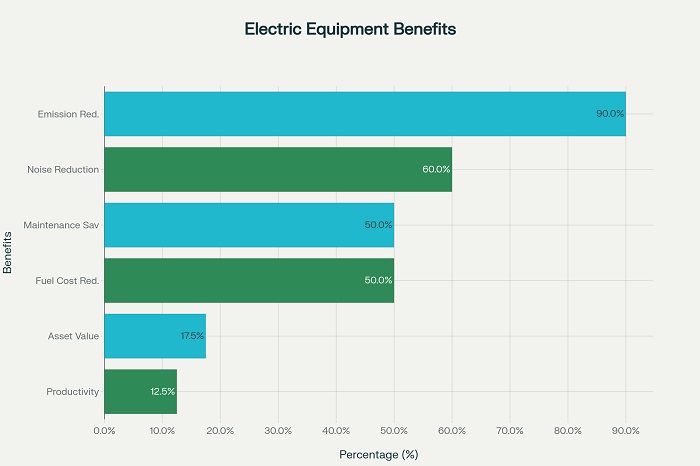 Comprehensive Benefits of Electric Construction Equipment Adoption