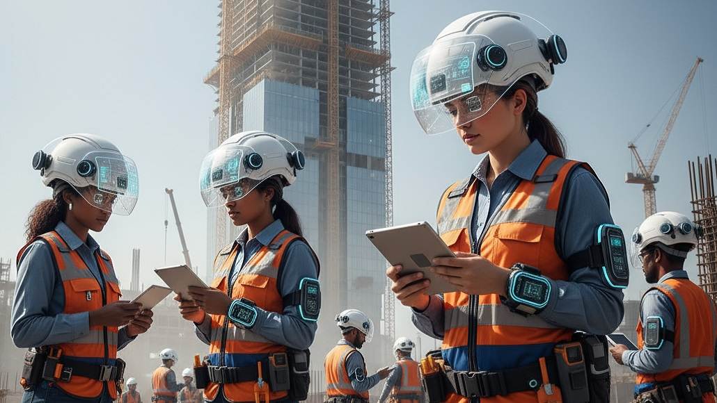 smart wearables in construction safety