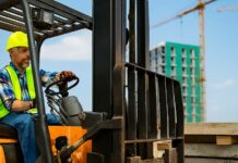 Forklift safety training program for construction sites