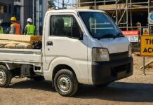 Kei trucks for construction sites