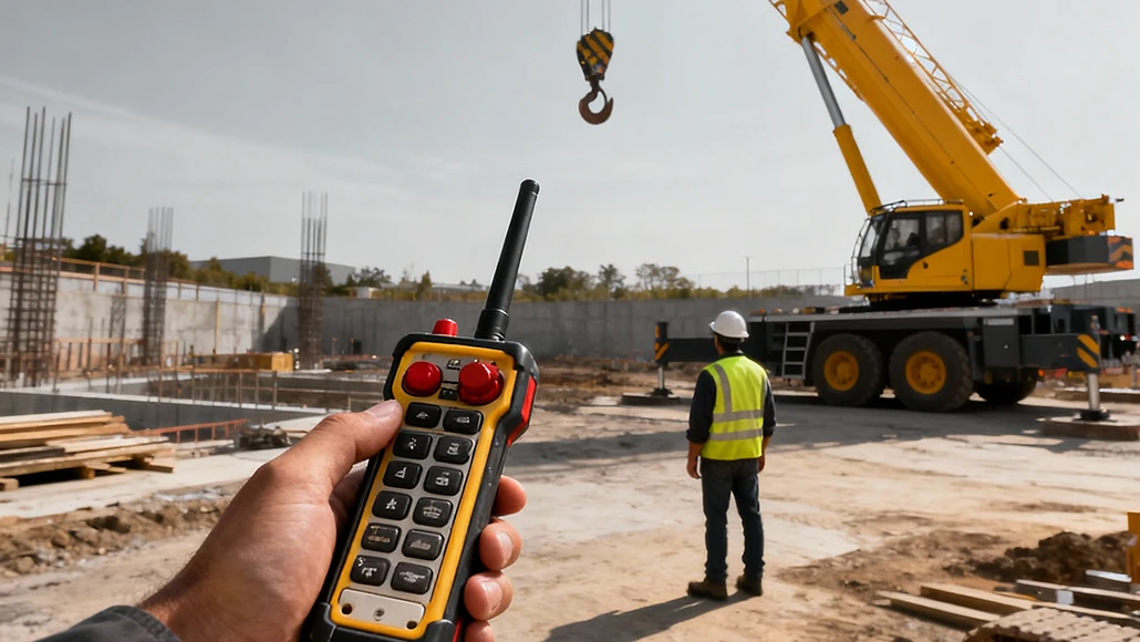 wireless machine control lifting equipment