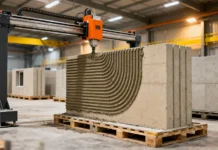 3D printed concrete modules