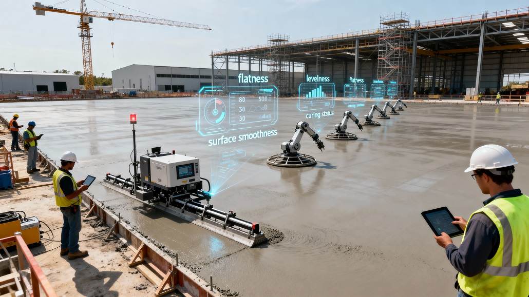 automated concrete finishing systems