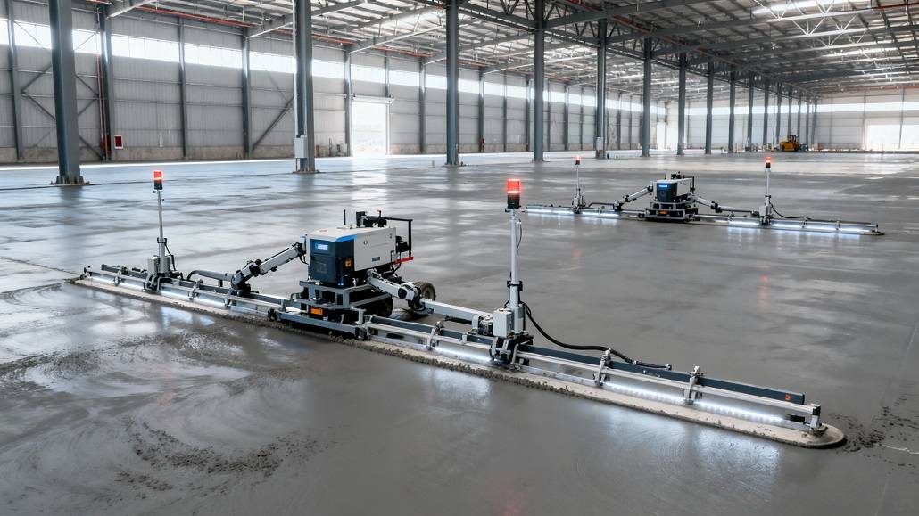 Precision concrete placement automation