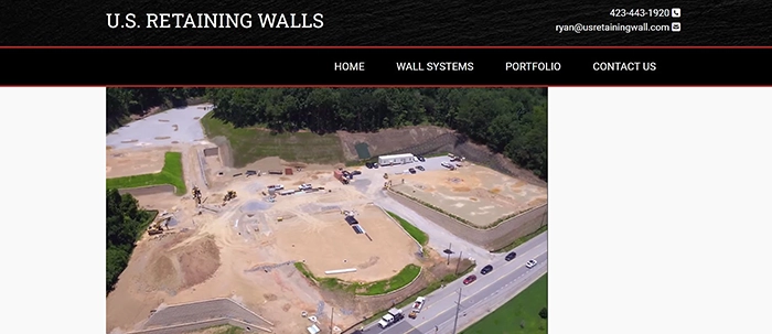 U.S. Retaining Wall