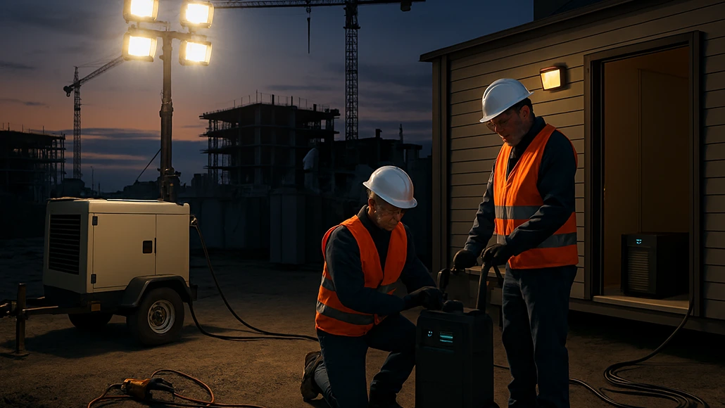 Best emergency power equipment options for construction and commercial sites