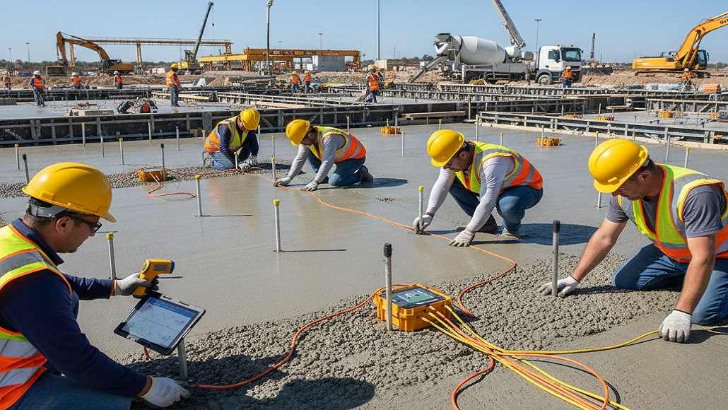 Realtime concrete monitoring technology