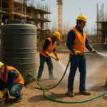 Construction-site-water-supply