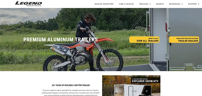 Legend Premium Trailers