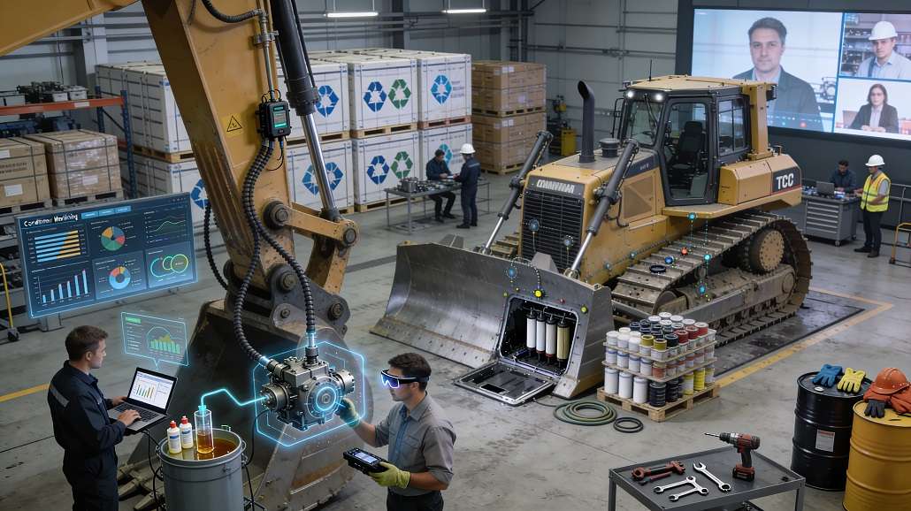 Construction machinery maintenance