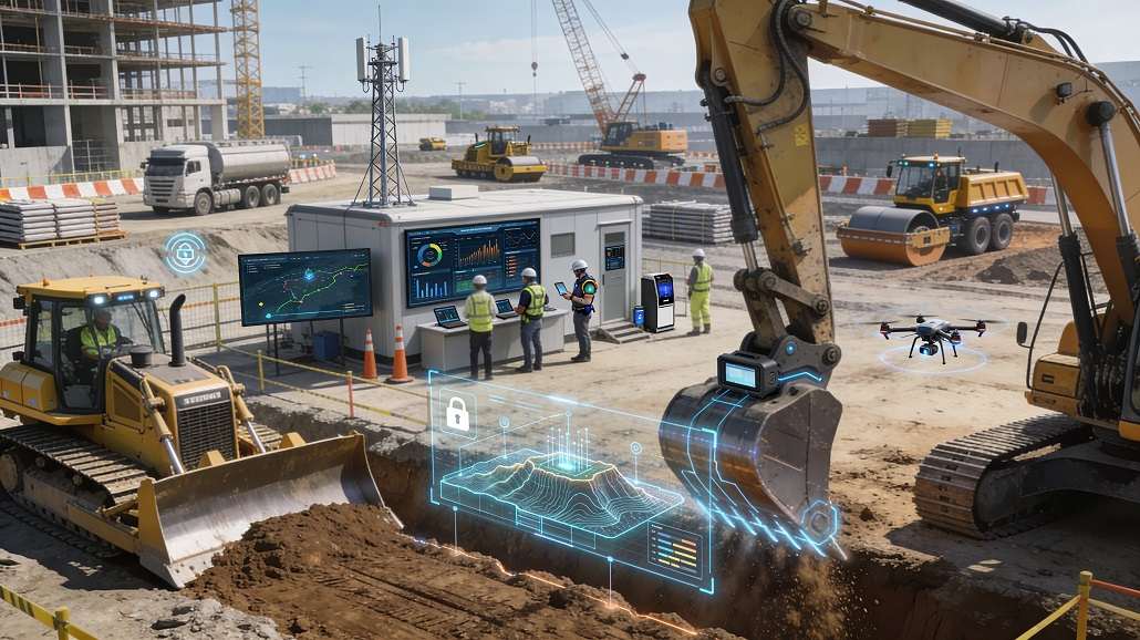 Digital construction equipment