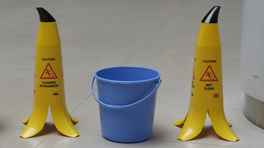 preventing slip risks around buildings