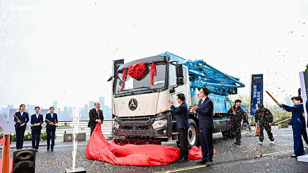 Hybrid Concrete Pump Truck