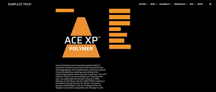 Strongest Polymer Fiber Additive Surface Tech
