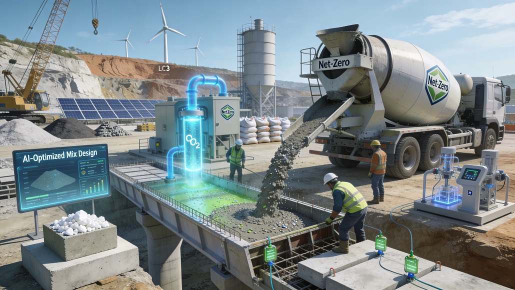 low-carbon cement and concrete technologies