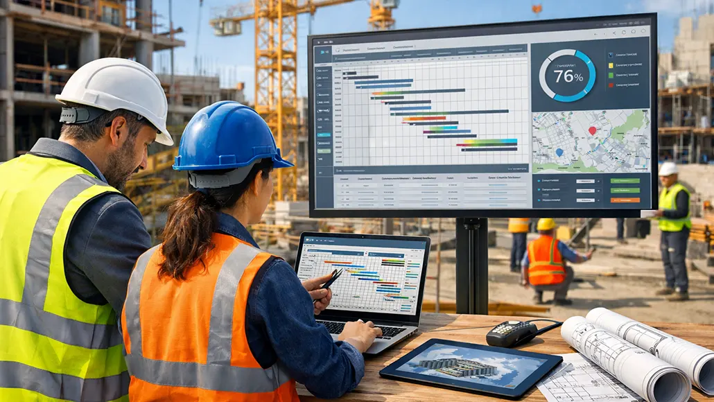 construction project scheduling tools with real time updates
