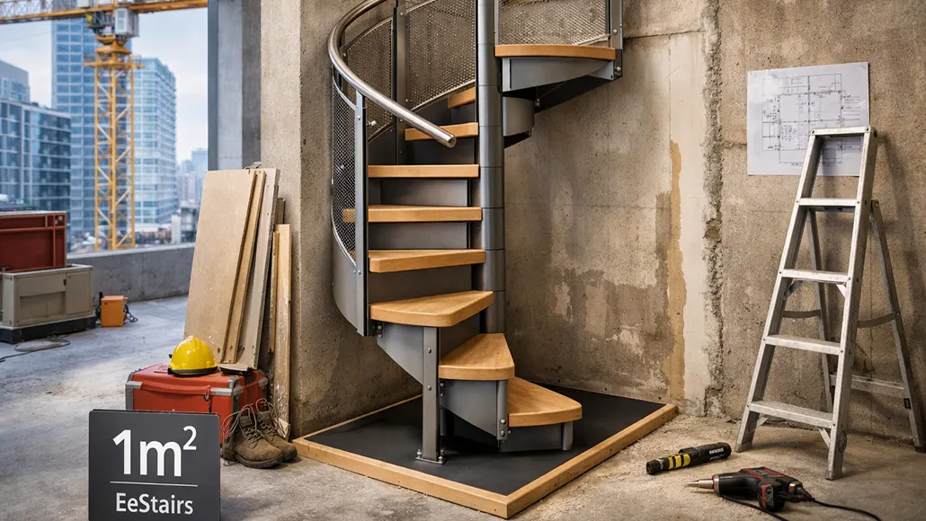 engineered compact staircases for urban construction
