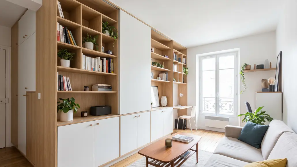 Smart storage solutions optimizing interior functionality