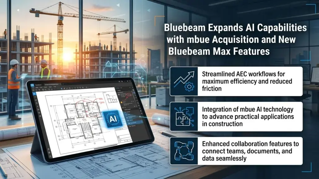 Bluebeam Expands AI Capabilities with mbue Acquisition and New Bluebeam Max Features