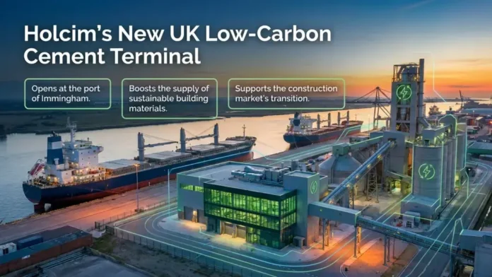 Holcim Begins Low-Carbon Cement Terminal Operations in UK