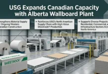 USG Expands Canadian Capacity with Alberta Wallboard Plant USG Expands Canadian Capacity with Alberta Wallboard Plant