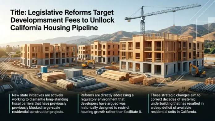 Legislative Reforms Target Development Fees to Unlock California Housing Pipeline