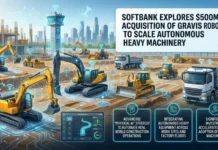 SoftBank Explores $500M Acquisition of Gravis Robotics to Scale Autonomous Heavy Machinery SoftBank Explores $500M Acquisition of Gravis Robotics to Scale Autonomous Heavy Machinery