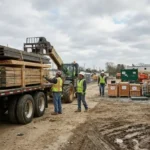 construction logistics optimization