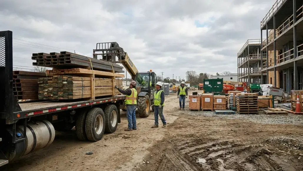 construction logistics optimization