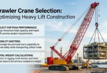 Crawler Crane Selection Optimizing Heavy Lift Construction Projects Crawler Crane Selection Optimizing Heavy Lift Construction Projects