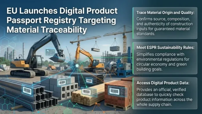 EU Launches Digital Product Passport Registry Targeting Material Traceability