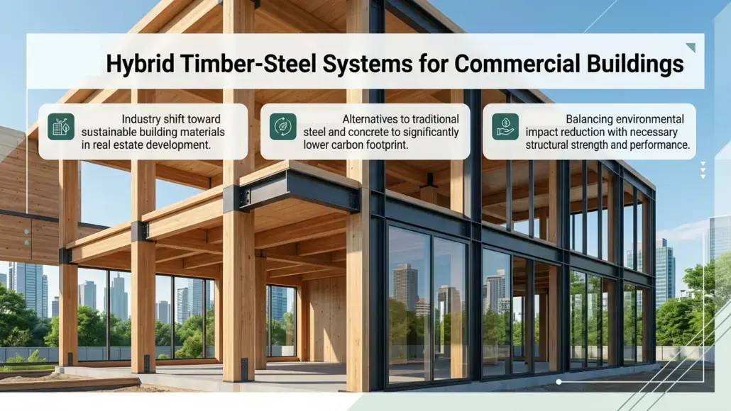 Hybrid Timber-Steel Modular Systems Expanding Commercial Building Design