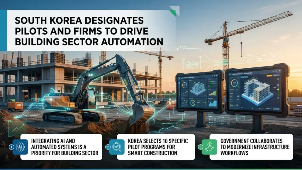 South Korea Designates Pilots and Firms to Drive Building Sector Automation