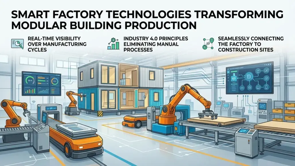 Smart Factory Technologies Transforming Modular Building Production