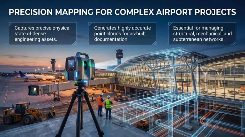 3D Laser Scanning Improving As-Built Documentation for Airport Projects