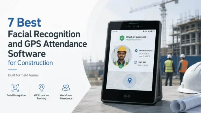 7 Best Facial Recognition and GPS Attendance Software for Construction