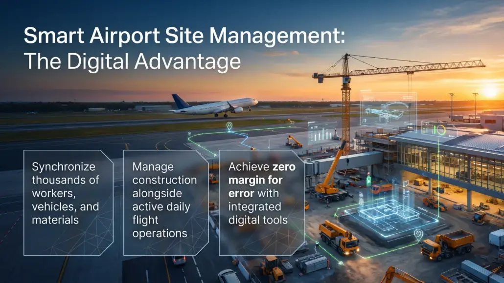 Digital Site Coordination Streamlining Complex Airport Projects