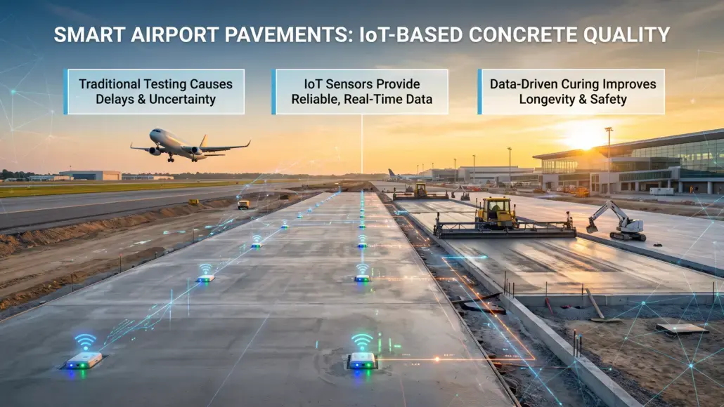 IoT-Based Concrete Monitoring Improving Airport Structural Quality