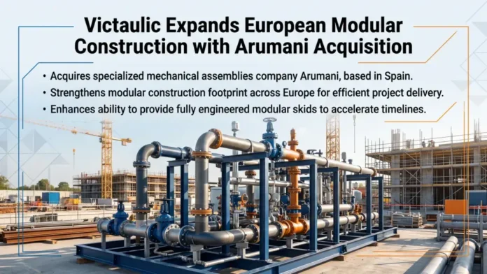 Victaulic Expands European Presence with Acquisition of Arumani