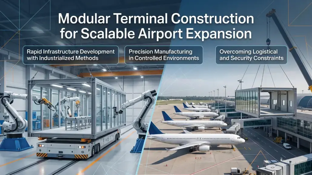 Modular Terminal Construction Enabling Scalable Airport Expansion
