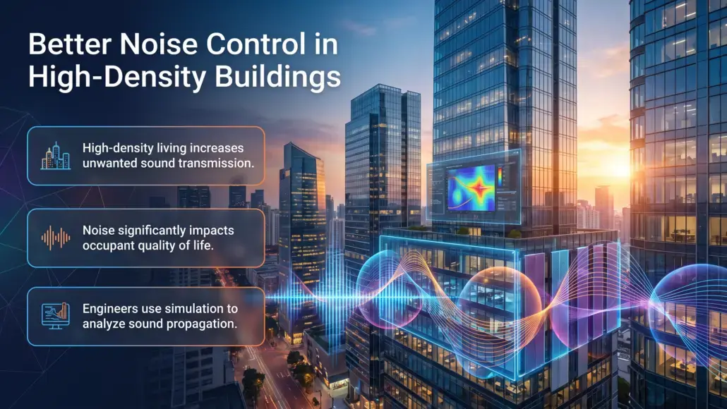 Acoustic Modeling Improving Noise Control in High-Density Buildings