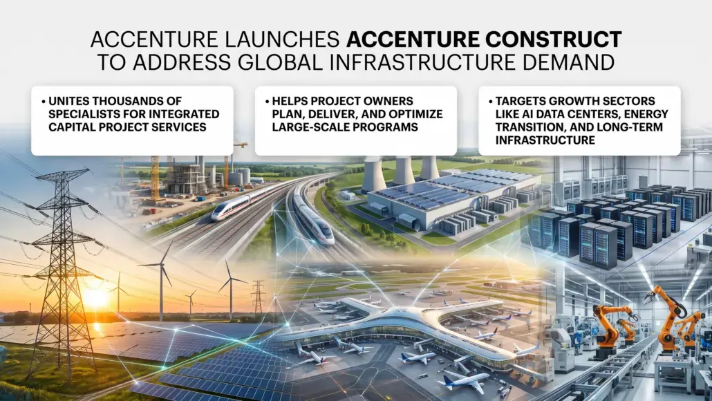 Accenture Launches Accenture Construct to Address Global Infrastructure Demand