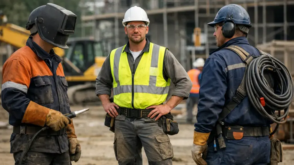 What should you wear on a general construction site?
